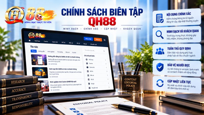 Chính Sách Biên Tập QH88 – Quy Trình Kiểm Duyệt Nội Dung